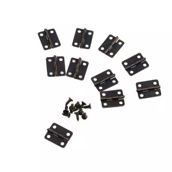 с винтами Аксессуары Офис для ювелирных изделий Деревянная шкатулка Петля Засов Замки Замки Пряжка Петли Фурнитура 1