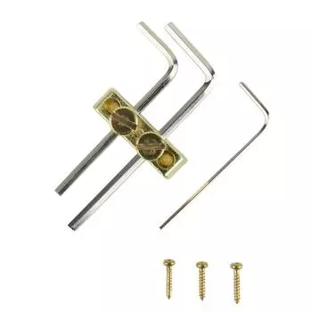 С винтами Держатель шестигранных ключей С ключами 1 комплект 2,5 мм и 3 мм Аксессуары Черный золотой