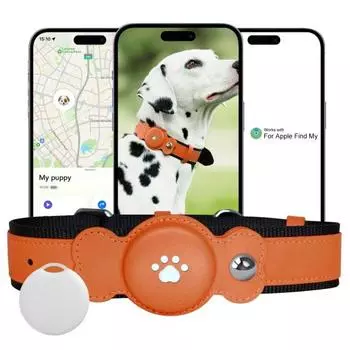 с водонепроницаемым GPS-трекером, отслеживание местоположения собак в реальном времени, длительный срок службы батареи, регулируемый ошейник для домашних животных чёрный