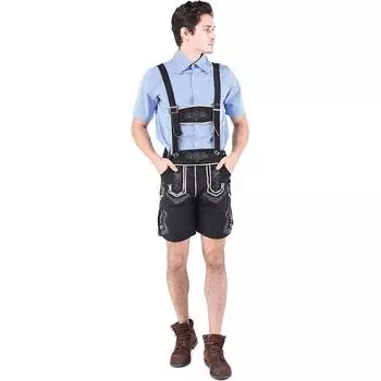 S-XL Men s Oktoberfest Overalls Stage Performance Costume, German Mooney Stout Costume Suspender Costume S
