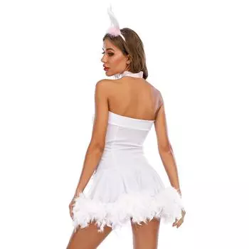 S-XL наряд кролика, сексуальное нижнее белье, униформа, соблазнение, косплей, сексуальное платье-труба с зайчиком S