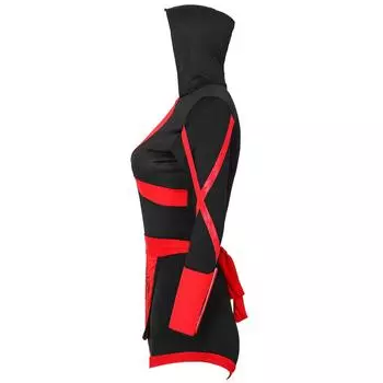 S-XXL Хэллоуин женский костюм самурая, Япония Наруто костюм COS униформа ниндзя косплей костюм S