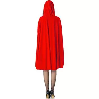 S-XXXL плащ-накидка костюм Красной Шапочки, косплей на Хэллоуин сценический костюм по мотивам сказок братьев Гримм S красный