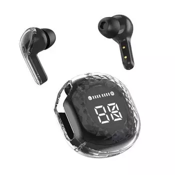 с зарядным чехлом наушники-вкладыши светодиодный дисплей беспроводные наушники Blue Tooth игровые розовый