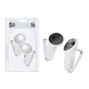 С защитой Rocker 2 PCs Grip Cover Controller Silicone Cover Meta Quest3 Quest3 VR Accessories Package:17*6*3cm белый