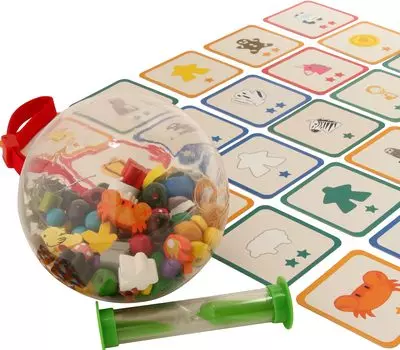 С жетоном Shakashakamicke для детей 2 лет и настольной игрой Развивающая игрушка (1-2 игрока, 5-10 минут, до)