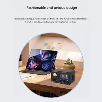 SA-1000 Ламповый предусилитель o HiFi электрический ламповый усилитель 4 входа 2 выхода o EU Plug чёрный