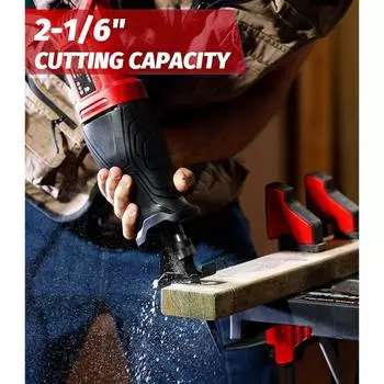 Сабельная пила, 7,5 А, 2800 об/мин, скорость холостого хода, сабельная пила, ручная электрическая ручная пила с питанием от сети, 6 шт. US Plug красный