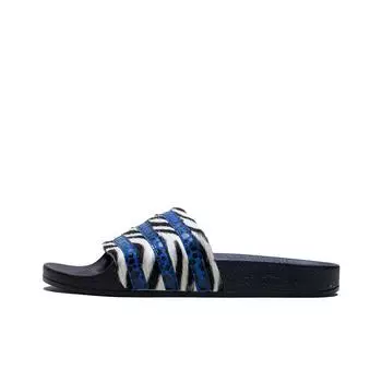 сабо adidas originals Adilette Core Black Blue White CM8493