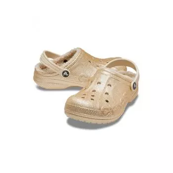 Сабо с блестками CROCS для малышей BAYA LINED T WT 23FKCL207655