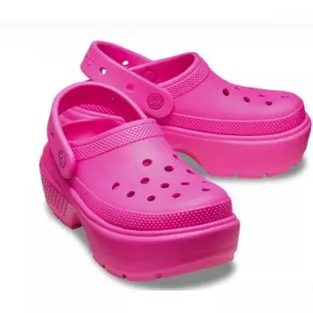 Сабо Stomp для Crocs Galleria Crocs Headquarters 209347 6tw pink crush/230