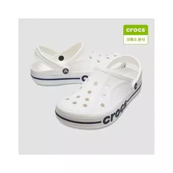 Сабо унисекс Crocs Bayaband белые 205089 126 126 whitenavy/M10W12