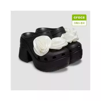 Сабо унисекс Crocs Siren Rosette 210367 001 001 black/M6W8