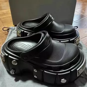 Сабо WD Paris Street EVA Platform Baotou для летней одежды на открытом воздухе - унисекс 36/37