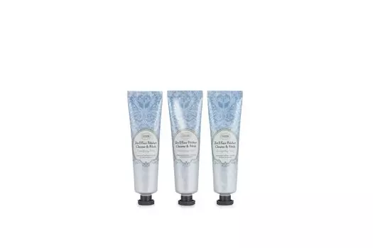 SABON Face Polisher Освежающий мятный аромат, пробуждающий кожу Трио 60 мл x 3 флакона
