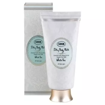 SABON Шелковистое тело Молоко Белый чай 200 мл