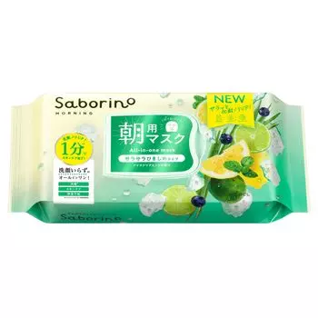 Saborino Alarm Sheet N IM24 28 Гладкое подтягивание Время 1 минута каждые Нет необходимости умываться Улучшает внешний вид вашего макияжа Листы, Тип, Экономия, утро,