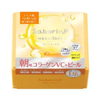 Saborino Mega Shot Morning Glossy Peel Mask CC Большая емкость 32 шт.