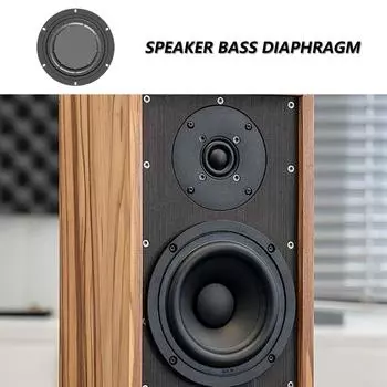 Сабвуферный динамик, диафрагма, излучатель НЧ-динамика, усиливающий басы, резиновый и железный аксессуар для динамика 6,5/8 дюймов A