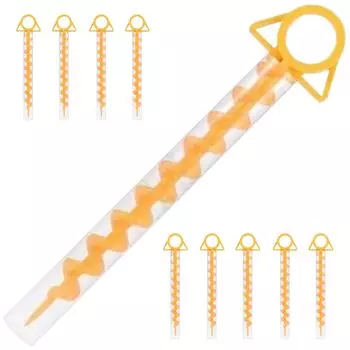 sac taske винт колышек колышек собачий шест поводок для собак палатка для кемпинга на открытом воздухе песчаный пляж 10 (желтые части)