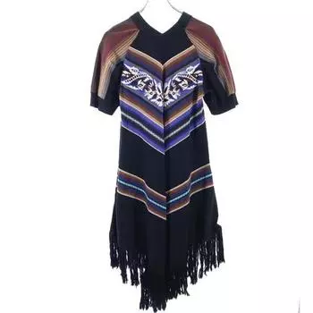 sacai luck Комбинезон с ручкой Короткий рукав Вязаное пончо цельный Женский Б/у