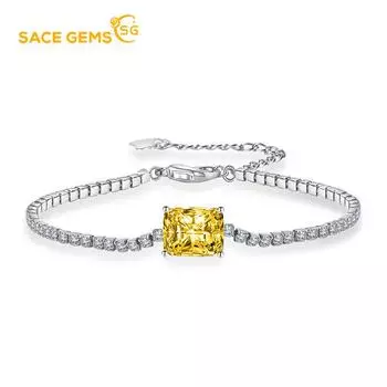 SACE GEMS циркон браслет ювелирные изделия геометрические бусины цепочки браслеты модный тонкий свадебный подарок для подруги женщин розовый