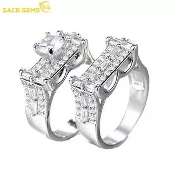 SACE GEMS Creative 1 комплект кольца из медного сплава с цирконом, женские украшения, свадебный подарок, вечеринка 6