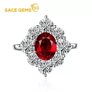 SACE GEMS классическое кольцо из медного сплава с цирконом женские ювелирные изделия свадебный подарок для вечеринки open розовый