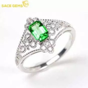 SACE GEMS классическое кольцо из медного сплава с цирконом женские ювелирные изделия свадебный подарок для вечеринки