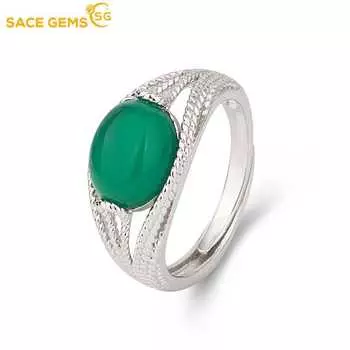 SACE GEMS классическое кольцо из медного сплава с цирконом женские ювелирные изделия свадебный подарок для вечеринки open