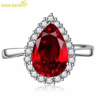 SACE GEMS классическое кольцо из медного сплава с цирконом женские ювелирные изделия свадебный подарок для вечеринки open розовый