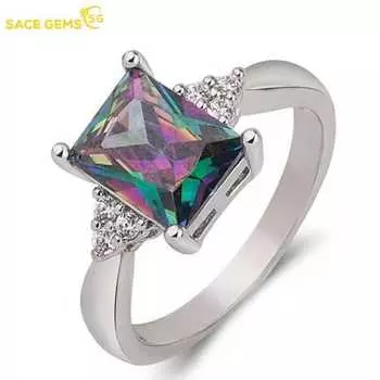 SACE GEMS, классическое кольцо из медного сплава, красочное кольцо с цирконом, женские украшения, свадебное обещание, подарок для вечеринки 6