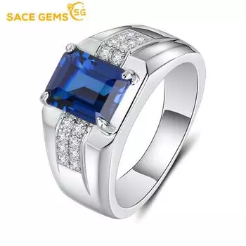 SACE GEMS классическое кольцо из медного сплава с цирконом женские ювелирные изделия свадебный подарок для вечеринки OPEN