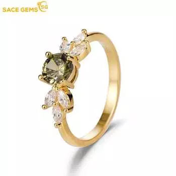 SACE GEMS классическое кольцо из медного сплава с цирконом женские ювелирные изделия свадебный подарок для вечеринки 6