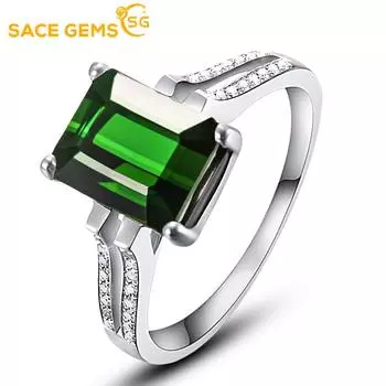SACE GEMS классическое кольцо из медного сплава с цирконом женские ювелирные изделия свадебный подарок для вечеринки OPEN