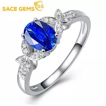 SACE GEMS классическое кольцо из медного сплава с цирконом женские ювелирные изделия свадебный подарок для вечеринки OPEN