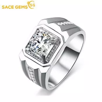SACE GEMS классическое кольцо из медного сплава с цирконом женские ювелирные изделия свадебный подарок для вечеринки open
