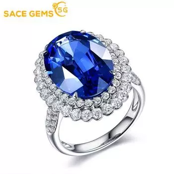 SACE GEMS классическое кольцо из медного сплава с цирконом женские ювелирные изделия свадебный подарок для вечеринки OPEN