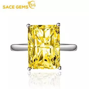 SACE GEMS классическое кольцо из медного сплава с цирконом женские ювелирные изделия свадебный подарок для вечеринки open розовый