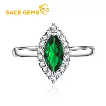 SACE GEMS классическое кольцо из медного сплава с цирконом женские ювелирные изделия свадебный подарок для вечеринки open розовый