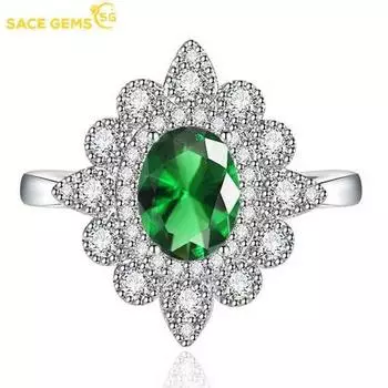 SACE GEMS классическое кольцо из медного сплава с цирконом женские ювелирные изделия свадебный подарок для вечеринки open розовый