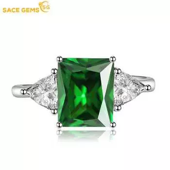 SACE GEMS классическое кольцо из медного сплава с цирконом женские ювелирные изделия свадебный подарок для вечеринки Open розовый