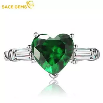 SACE GEMS классическое кольцо из медного сплава с цирконом женские ювелирные изделия свадебный подарок для вечеринки Open розовый