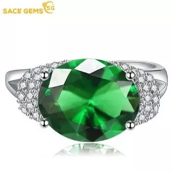 SACE GEMS классическое кольцо из медного сплава с цирконом женские ювелирные изделия свадебный подарок для вечеринки Open розовый