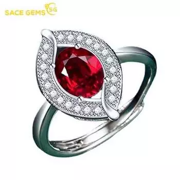 SACE GEMS классическое кольцо из медного сплава с цирконом женские ювелирные изделия свадебный подарок для вечеринки open розовый