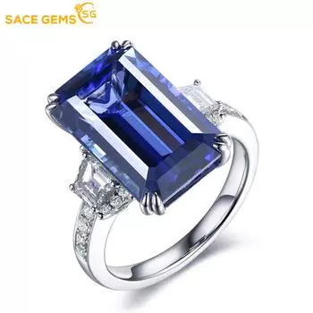 SACE GEMS классическое кольцо из медного сплава с цирконом женские ювелирные изделия свадебный подарок для вечеринки OPEN