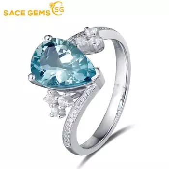 SACE GEMS классическое кольцо из медного сплава с цирконом женские ювелирные изделия свадебный подарок для вечеринки open