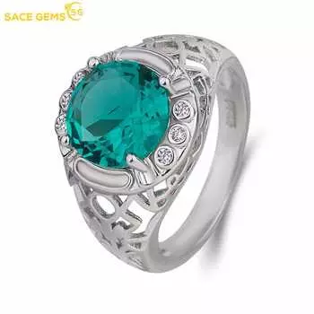 SACE GEMS классическое кольцо из медного сплава с цирконом женские ювелирные изделия свадебный подарок для вечеринки 6