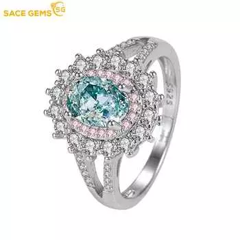 SACE GEMS классическое кольцо из медного сплава с цирконом женские ювелирные изделия свадебный подарок для вечеринки 6