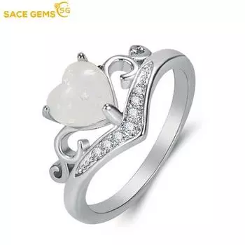 SACE GEMS классическое кольцо из медного сплава с цирконом женские ювелирные изделия свадебный подарок для вечеринки 6